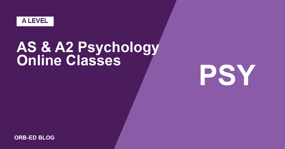 AS and A2 Psychology online classes