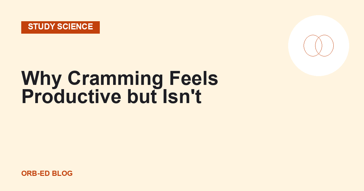 Active recall versus cramming for exams