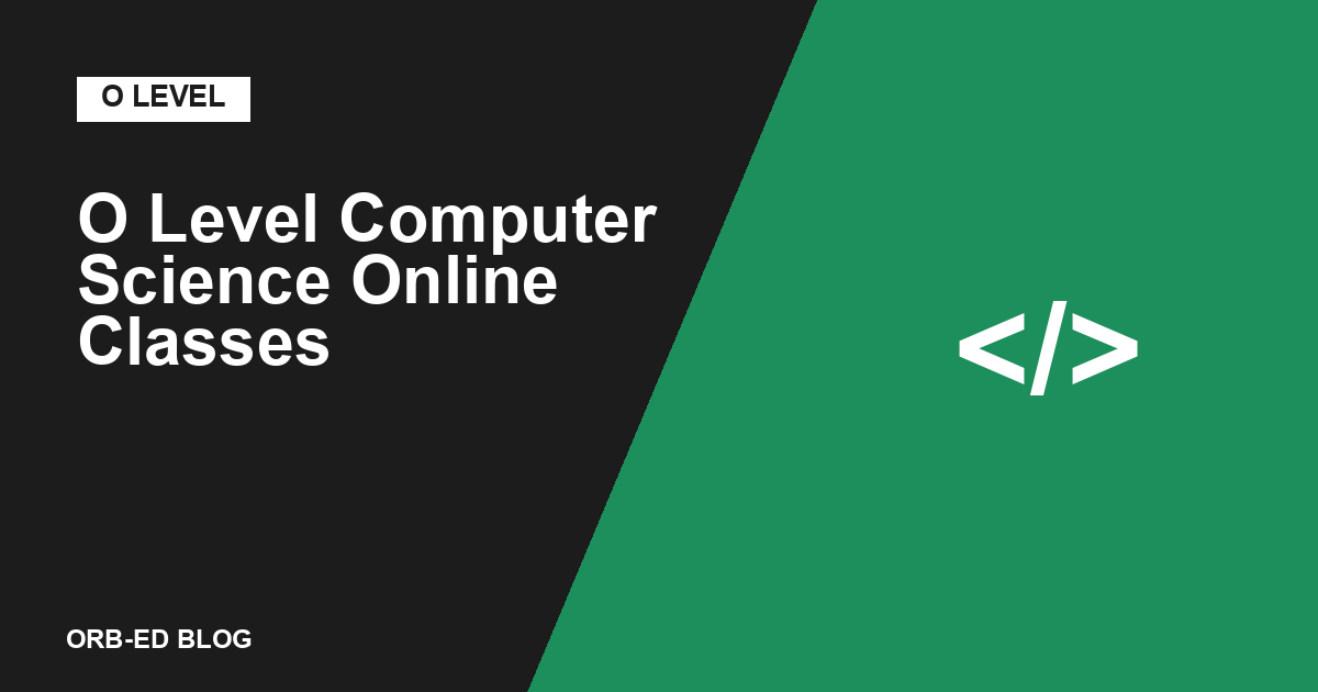 O Level Computer Science online classes