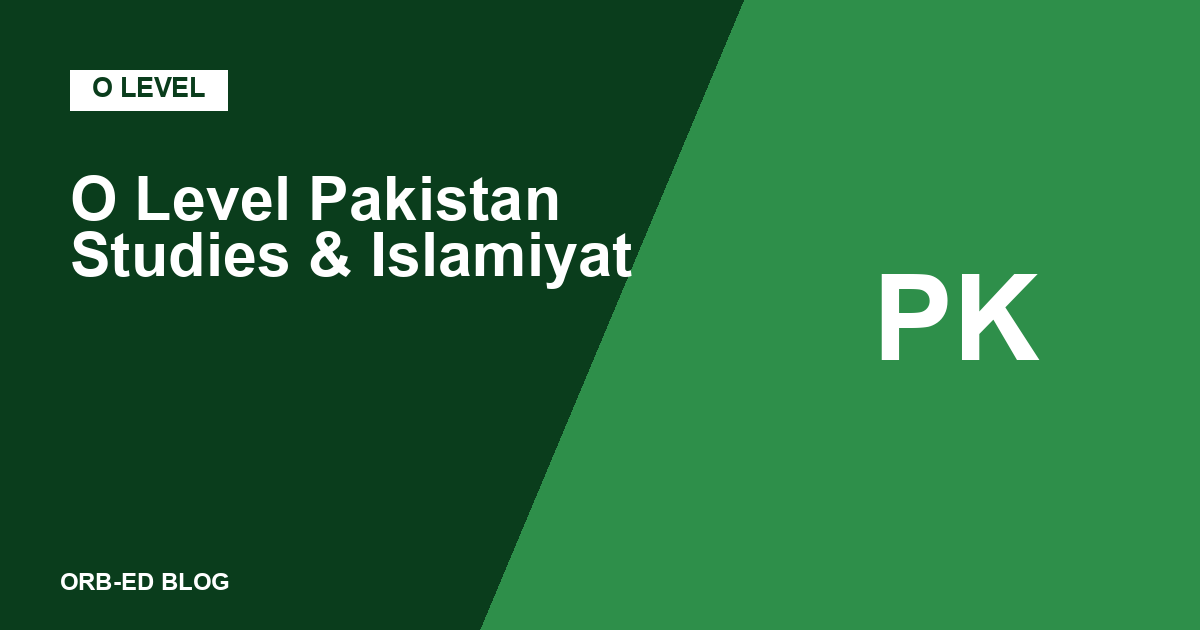O Level Pakistan Studies and Islamiyat online classes